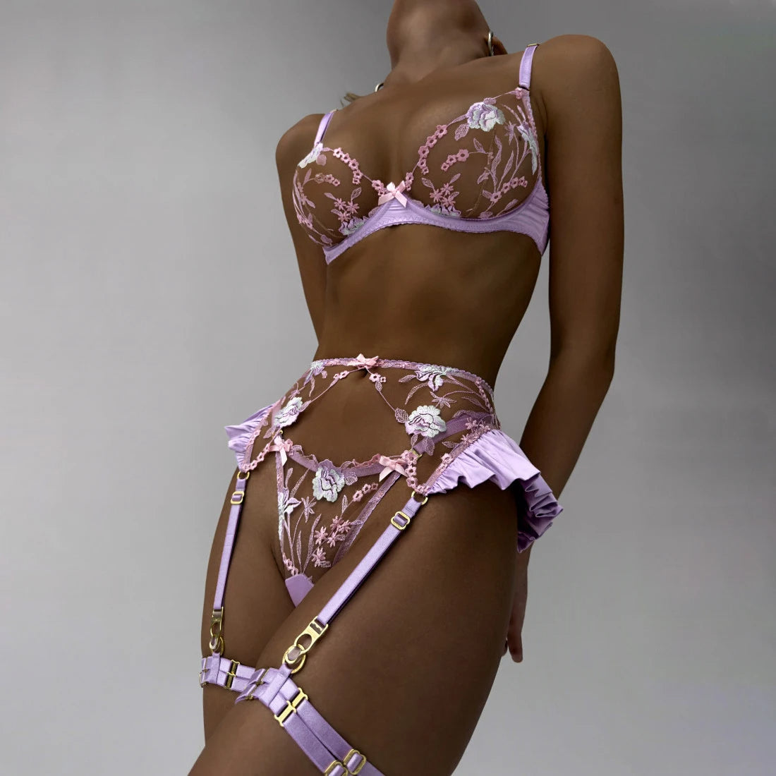 Varnosa 1332 Naomi Ruffle Lingerie