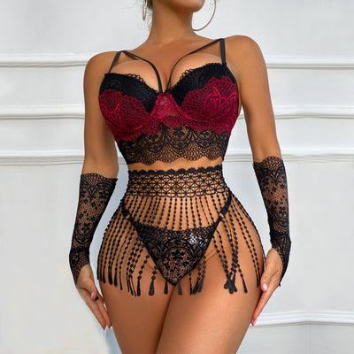 Varnosa 1264 Eldivenli Özel Tasarım Bralet Set