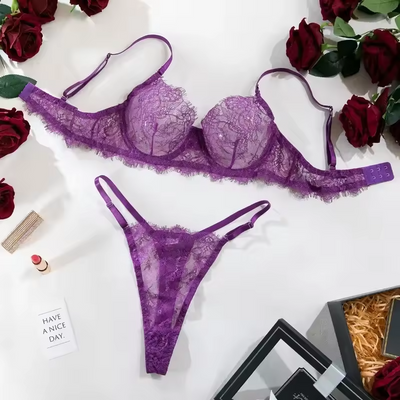 Varnosa 5166 Dantel Detaylı Luxury Bralet set