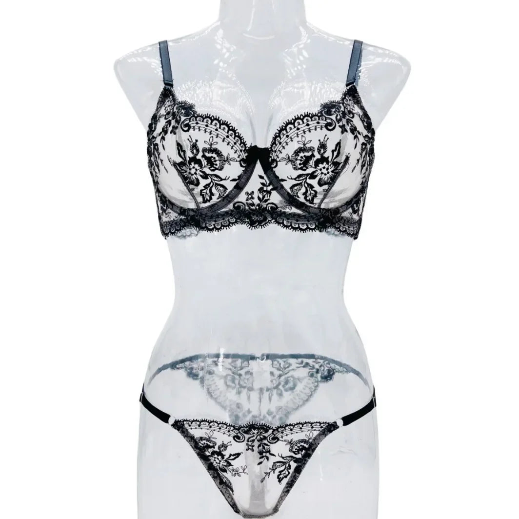 Varnosa 2479 Transparan bralet set